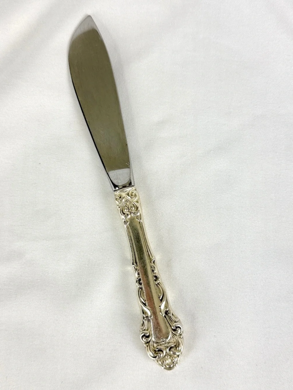 Vintage Grande Renaissance Sterling Silver Butter Knife Reed and Barton 7 inch